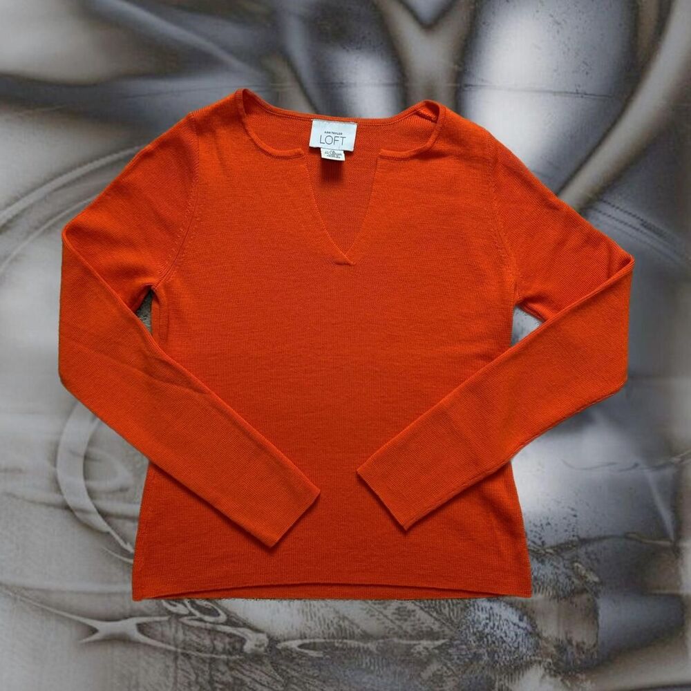 Loft Women's Orange Shirt